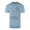 Cavalli Class Mens Floral Tiger T-Shirt