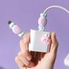 1 Pair Silicone Candy Charger Cable Protector Mobile Phone Charging Cord Saver Non-Slip Universal Data Wire End Protection Wrap Cover