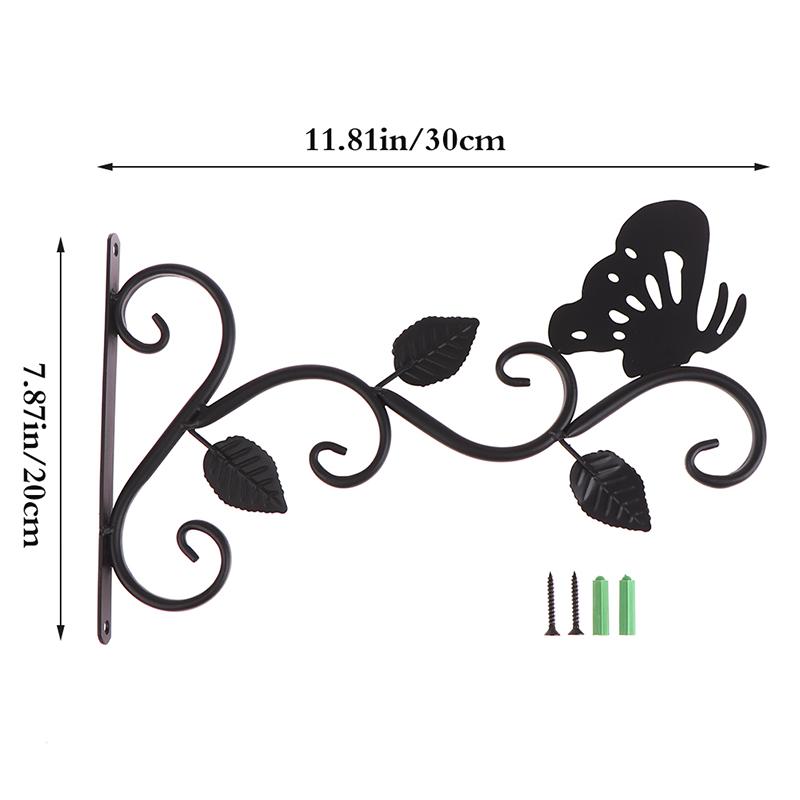 1 buc Cârlige metalice pentru coș suspendat cu șuruburi Coș de flori Coș de plante de exterior