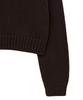 NOIRER FOR WOMAN Heavy Cotton Crop Knit (Brown)