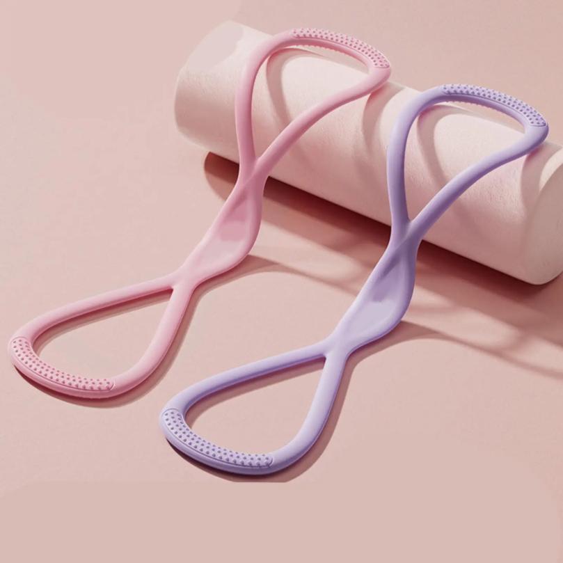 Chest Expander Yoga Pulling Rope Arm Exercise Bands 8 Shaped Shoulder Stretch Band Muscle Training Tool