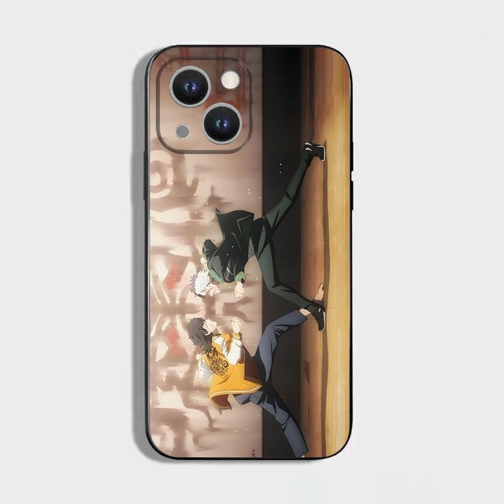 Anime Wind Breaker Sakura Phone Case For iPhone 16 15 Plus 14 13 Pro Max 12 Mini 11 X XS XR 7 8 8Plus Black Soft Phone Coque