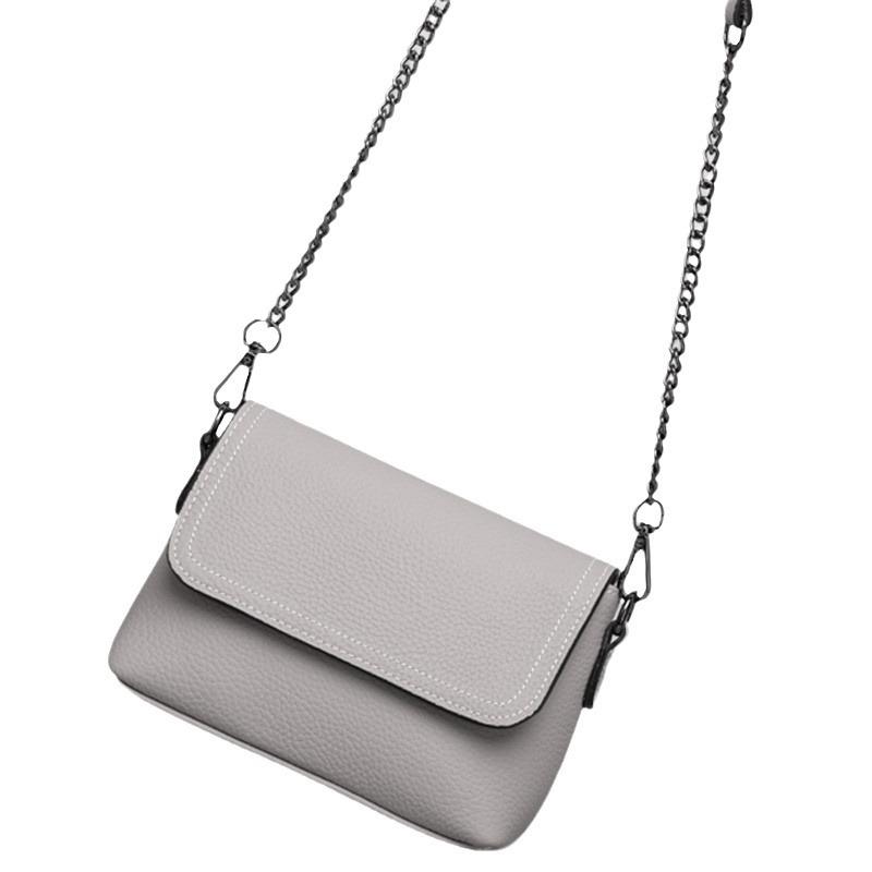 Women's Shoulder Bag Genuine Leather New Summer Bag European and American Style Slanted Shoulder Bag