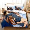 Anime Okami-san and Her Seven Companions Bedding Set Boys Girls Twin Queen King Size Duvet Cover Pillowcase Bed boys Adult