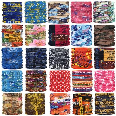 Outdoor Seamless and Changeable Magic Headscarf Men and Women Cycling Headscarf Face Mask Neck Cover Windproof Scarf Summer Sun Protection