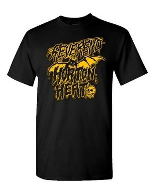Heißes Reverend Horton Heat Logo Schwarzes T-Shirt Größe S 5XL Unisex T-Shirt