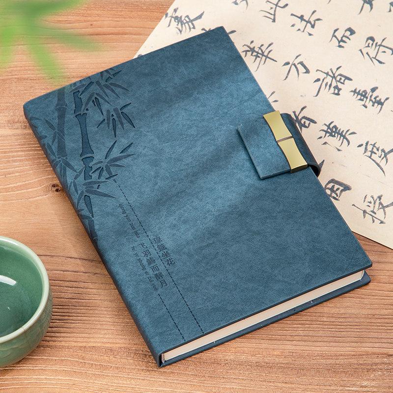 Premium Guochao Gift Set: Thick Custom Notebook for Business & Creative Meetings