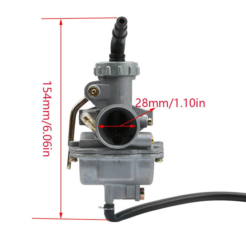 PZ20 Motorcycle Carburetor & Air filter Set For 50cc 70cc 90cc 110cc ATV Go-kart Motocross Pit Bike Universal