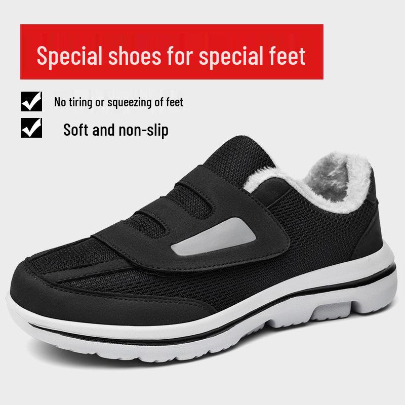 Winter Warm Bunion & Diabetic Shoes for Swollen Feet – Unisex, Extra Wide, Plus Size, Post-Op & Elderly Friendly
