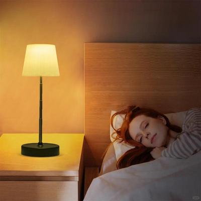 Portable LED Table Lamp Adjustable Height Touch Desk Lamp 3000mAh Battery Operated LED Lamp Stepless Dimmable Lamp Waterproof