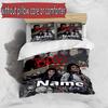 3pcs Duvet Cover Set (1*Duvet Cover + 2*Pillowcase, Without Core), Custom Name Michael Jackson Pattern Bedding Set, Home Bedroom Decor Gift