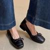 Spring Autumn Bow Women Flats Shoes Mary Janes Designer Trend New Loafers Outside Temperament Women Shoes Zapatillas