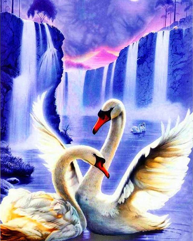 Полная квадратная круглая алмазная живопись Радужный слон картина из горного хрусталя Алмазная вышивка Раковина единороги животное мозаика подарок ручной работы Full Round 20X30CM