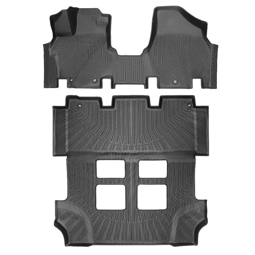 

1Set Car Floor Mats 3 Row Liners For Honda Odyssey 2011-2017 TPE All-Weather High Temperature Resistant Non-slip Car Floor Mats 1Set Foot Mat