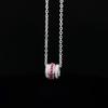 Korean Minimalist Colored Diamond Necklace: Trendy, Elegant, and Versatile Collarbone Accessory