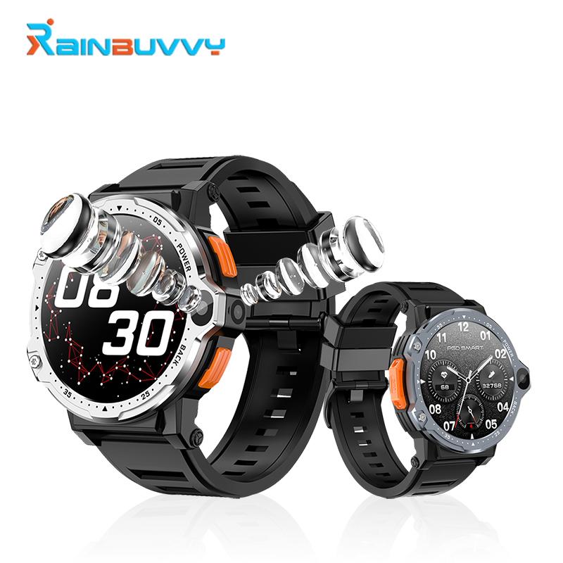 Rainbuvvy PG999 4G smartwatch 1.54 pollici Android 8.1 Doppia fotocamera RAM 2GB ROM 16GB WIFI GPS 800mAh SIM singola Smart Watch Phone argento