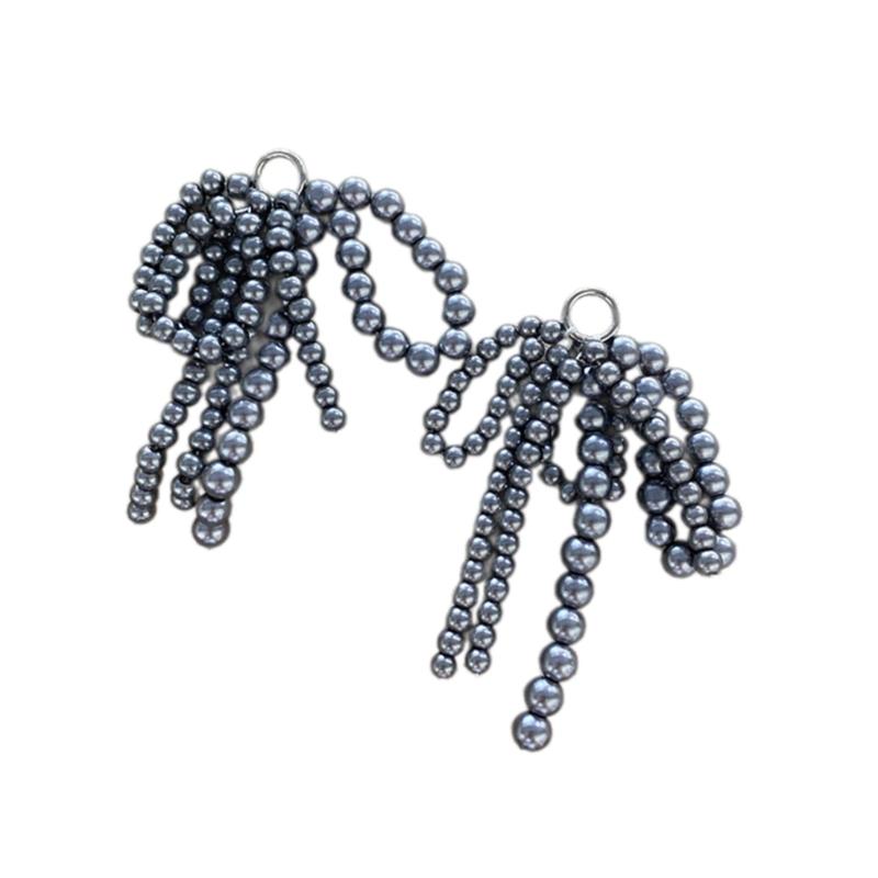 

Shoelaces Clips Buckle Decorations Shoe Charms Rhinestones Pearl Gem Girl Gift for Sneakers Casual Fashion Shoes Accessory 2PCS серый