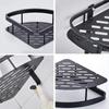 Corner Bathroom Shelf Hanging for Shower No Drilling Set of 2