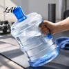 Backpacking Water Jug Reusable with Easy Grip Handle Clear PET Refillable Daily Drinking Container Bottle Portable Storage for Home Office