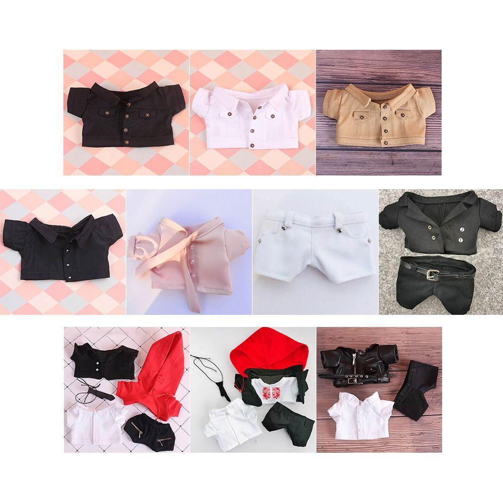 Jacket for Idol Dolls Doll Shirt Doll Pants Accessories 20cm Doll Outfit Plush Doll's Clothes