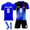 Personalised Shirts Kit Mens Girls With Name Number Custom Football Jerseys For Boys Training Suit