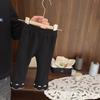 Baby Girl Elastic Slim Leggings Baby Girl Spring New Style Girls Elegant Slightly Flared Pants