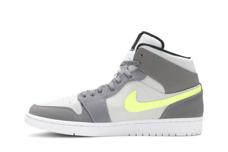 Jordan 1 Mid Gunsmoke Volt Men's Sneakers