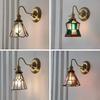 Vintage Creative Tiffany LED Pendant Light for Bedroom Lamp Dining Room Bar Atmosphere Decoration Hanging Lighting Chandeliers