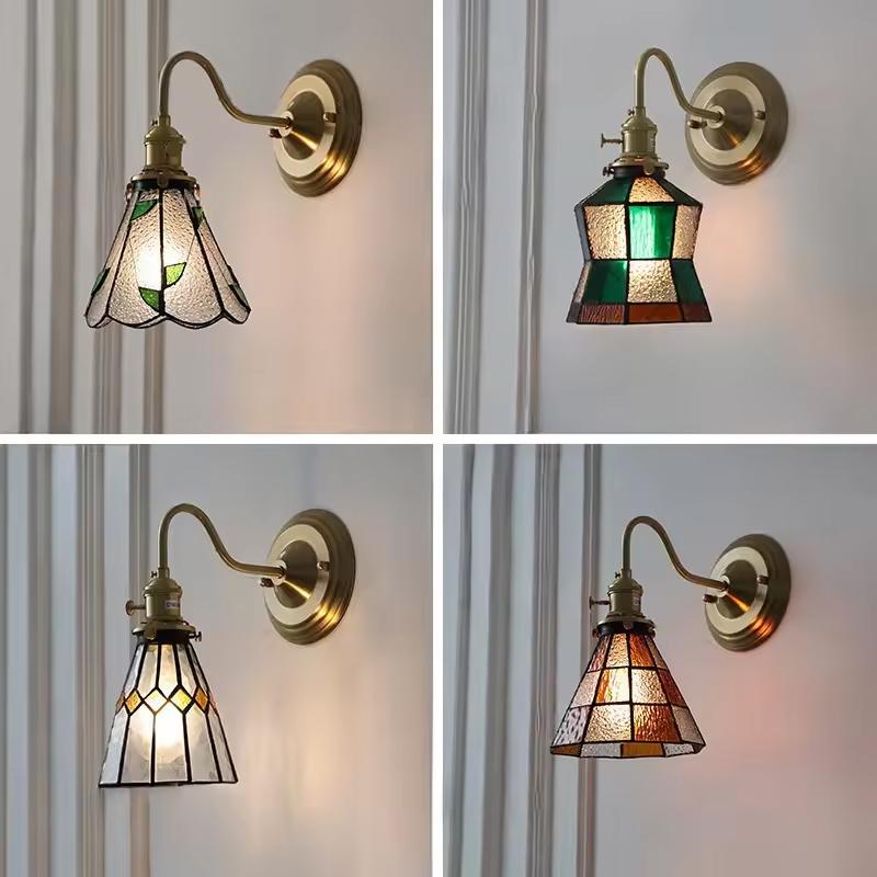 Vintage Creative Tiffany LED Pendant Light for Bedroom Lamp Dining Room Bar Atmosphere Decoration Hanging Lighting Chandeliers