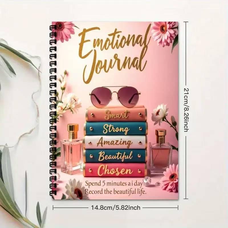 New Emotional Journal & Planner A5 Spiral Notebook