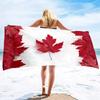 Red Maple Leaf Print Beach Towel Oversized Adults Sand Free Quick Dry Beach Towel Big Bath Towels Travel Accessories Large Towel