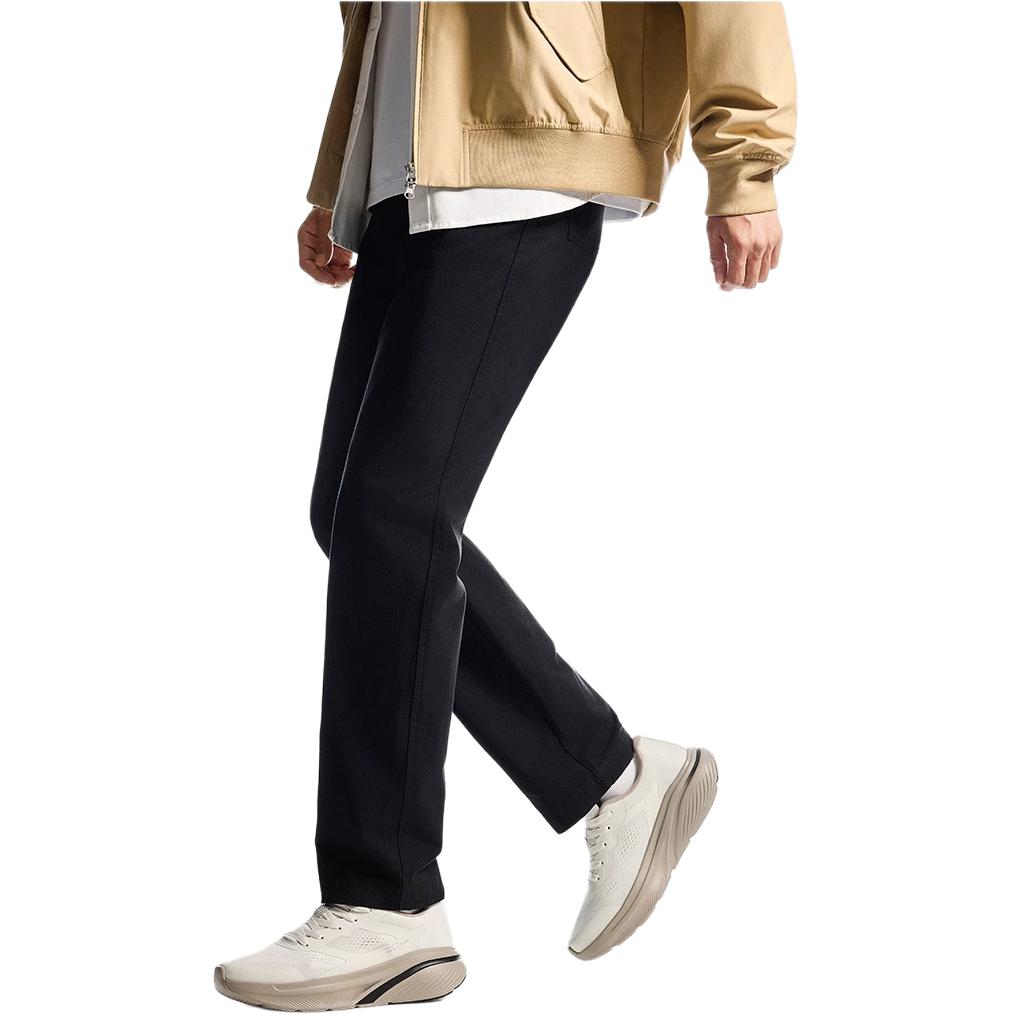 Anta Comfortable Slim Fit Versatile Sports Long Pants Men Bottoms Basic-Black 152517505-3