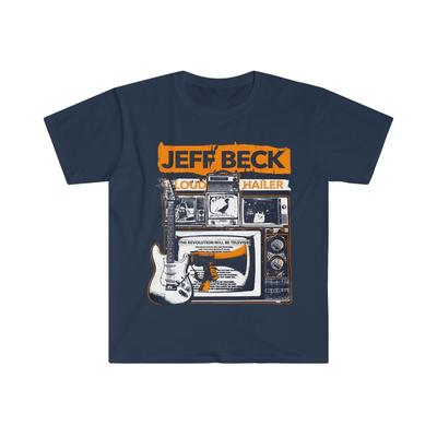 Soft Cotton T-Shirt. Loud Hailer Jeff Beck