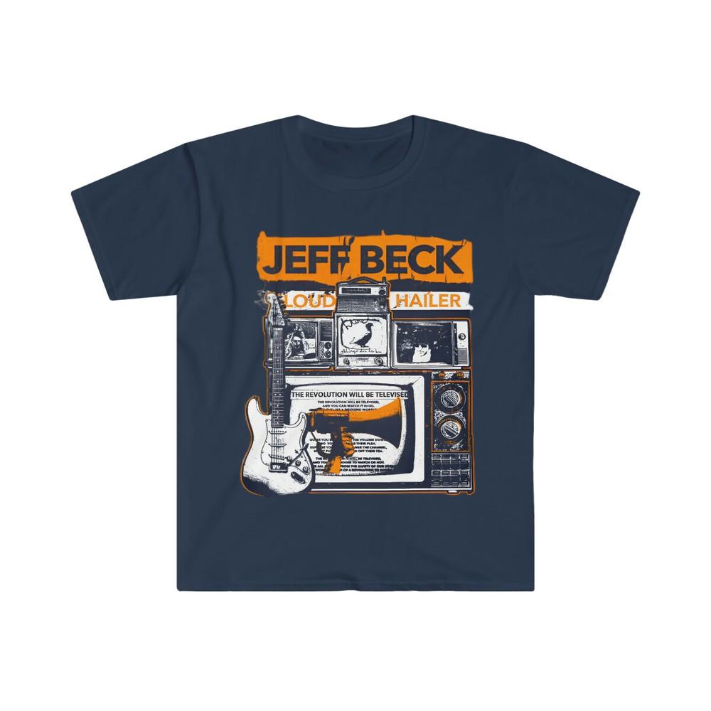 Soft Cotton T-Shirt. Loud Hailer Jeff Beck