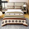Aztec Duvet Cover Set, Geometrical Indigenous Art, Decorative 3 Piece Bedding Set with 2 Pillow Shams, Twin Full Queen King Size