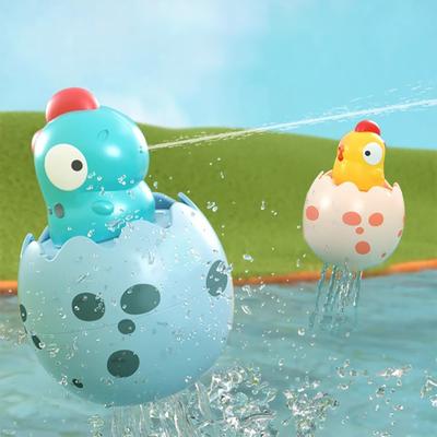 Baby Bath Toys Children Cute Duck Penguin Dinosaur Egg Water Spray Sprinkle Bathroom Toys Kids Happy Accompany Bathing Toys Gift