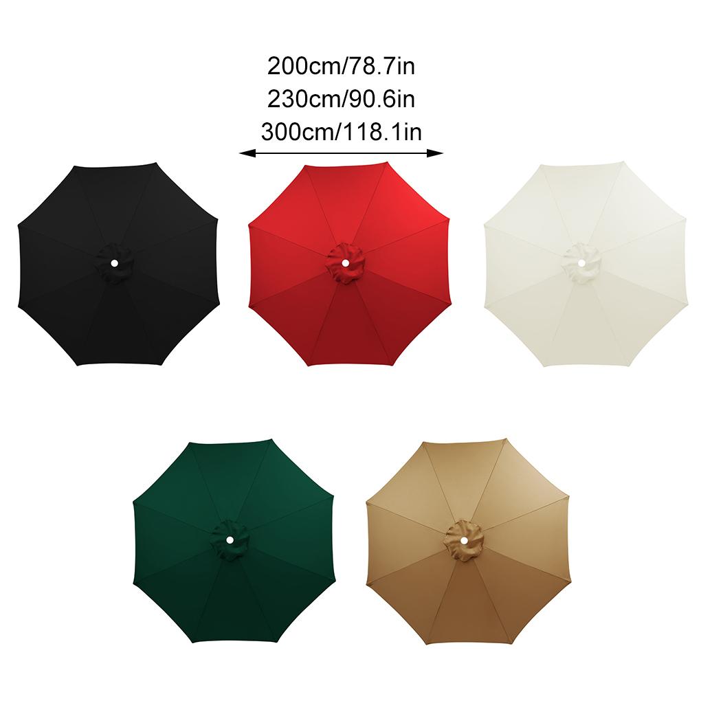Polyester UV Resistant Replacement Enjoy Scenery Durable Canopy Umbrella Fade Top Cloth Replacement Stay Outdoors