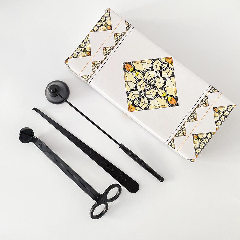 

4 шт./набор огнетушитель колокольчик крючок ножницы для тушения поднос ароматизированная свеча инструмент