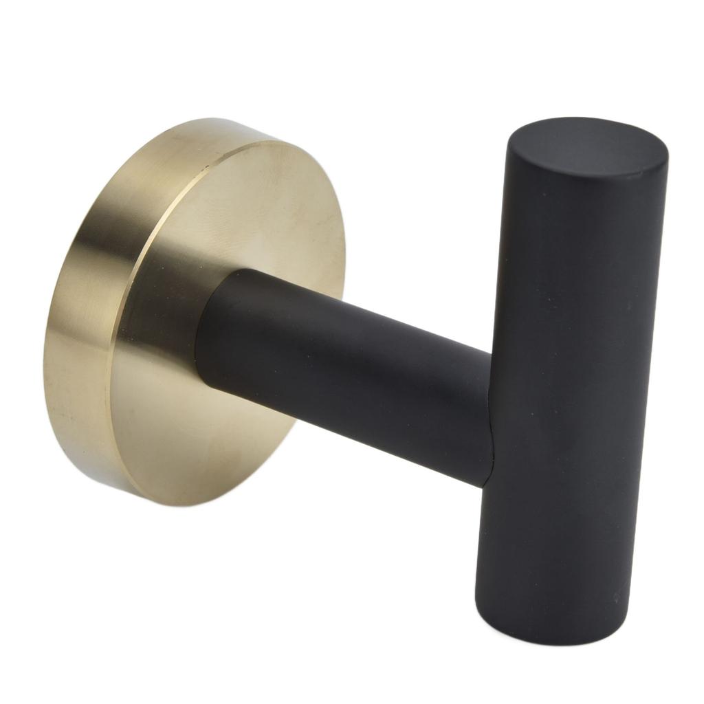 Towel Bar 4 Protective Layers Elegant Style Black Gold Bath Accessories for Kitchen Hotel