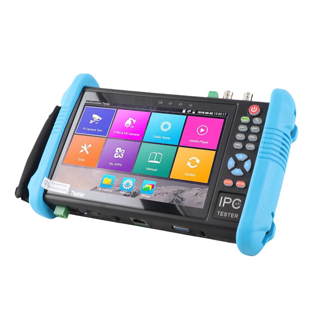 7in IP Camera Tester Security Closed Circuit Television Network Video Surveillance Camera Tester 100‑240V EU Plug