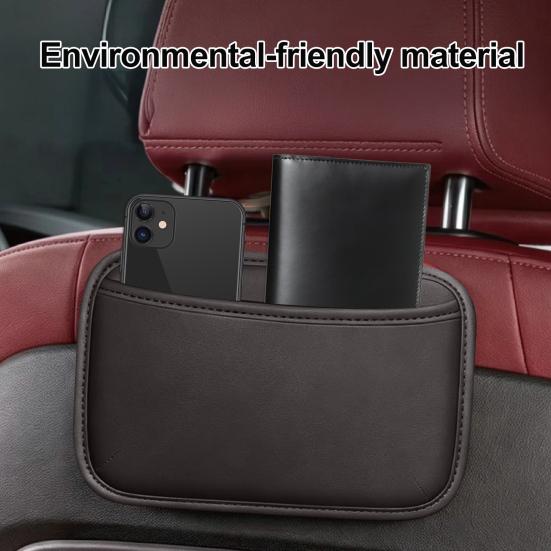 Yousheng Car Seat Side Pocket Organizer, Leather Mini Storage Bag for Auto Door Window Console, Pen Phone Holder Pouch, Vehicle Seat Gap Filler for