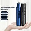 2 In 1 Electric Nose Hair Trimmer Ear Nose Hair Removal Rechargeable Portable Trimmer Professional Painless Trimmer Men Women