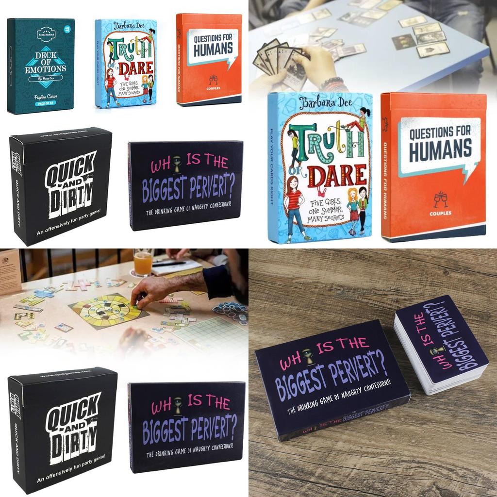 Deck Of Emotions Fragen Für Menschen Perverses Kartenspiel Für Lustige Zusammenkünfte