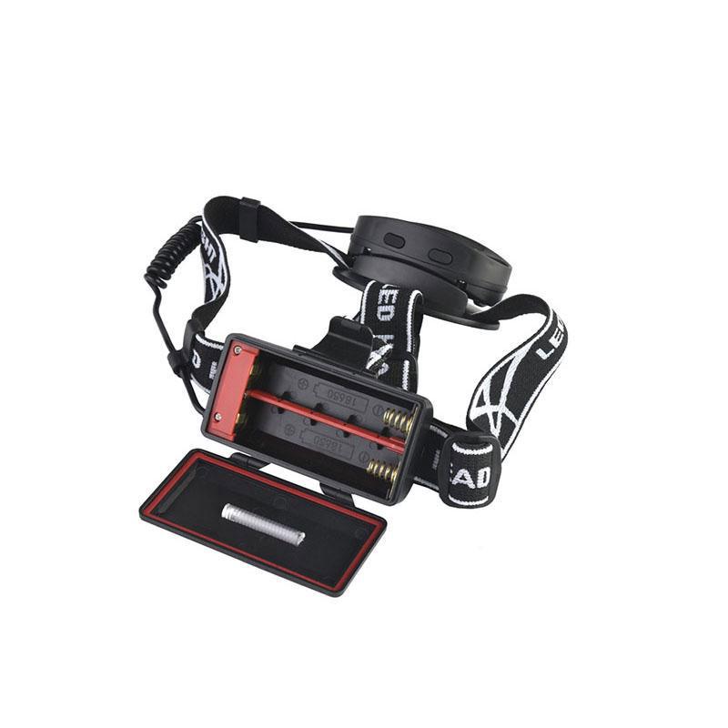 8LED USB Charging T6 Strong Light Head Lamp 4T6+COB+2Red LED HeadLamp Flashlight Torch Lanterna Head Light for Camping Search