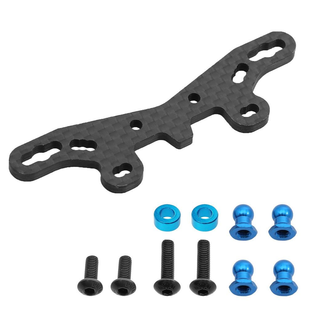 Carbon   Front and Rear Shock Tower Plate Kit Replacement for    02S  02SR  -02 Type-S  -02 Type-SR 1Celsius10 Remote Control Car Upgrade