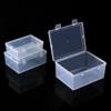 Transparent Rectangular Plastic Lock Empty Box, Sample Box, Spare Parts Packaging Box, Tool Mask Storage Box