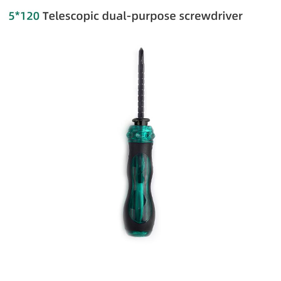 Multipurpose Telescopic Adjustable Magnetic Cross Screwdriver Non-Slip Household Repair Tool