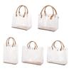 DIY PVC Tote Bag Large Capacity Handmade Handbag Making Kit Clear Gift Bag Travel