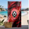 Sheffield United Football Print Beach Towel, Large Soft Quick Dry Towel for Beach Camping Swimming