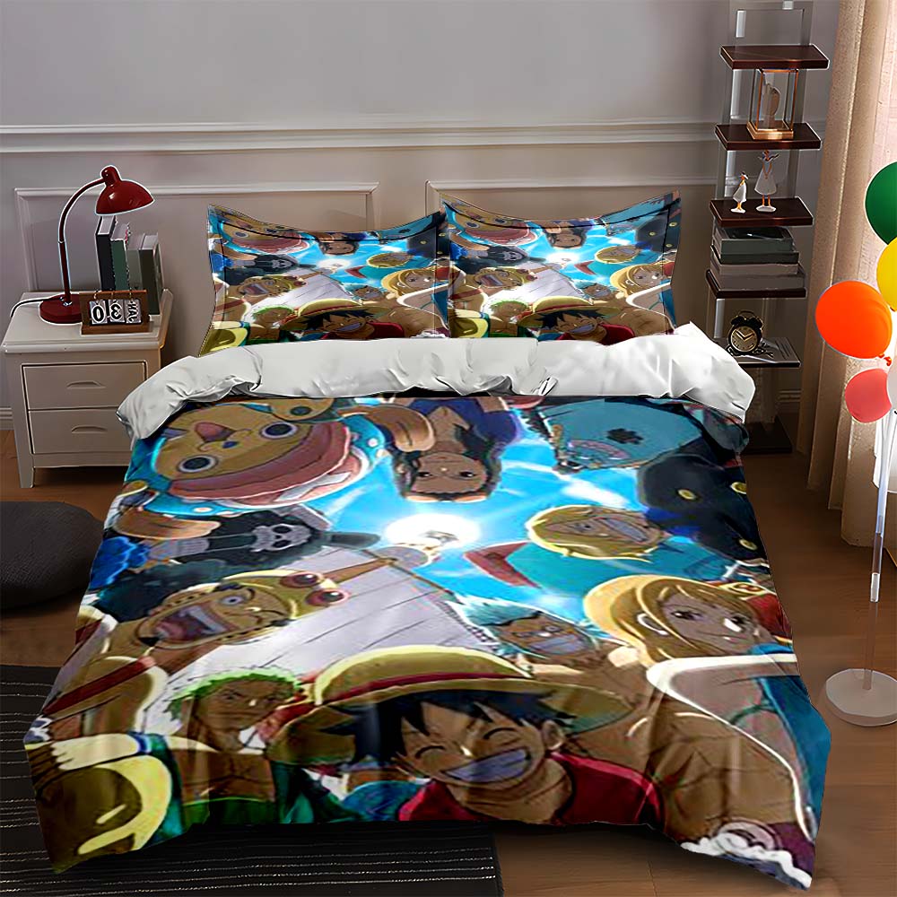 

Animated character collage. Bedding Duvet cover sets Duvet covers Pillowcases gifts (1 * Duvet Cover 2 * Pillowcases, without duvet insert) 135x200cm